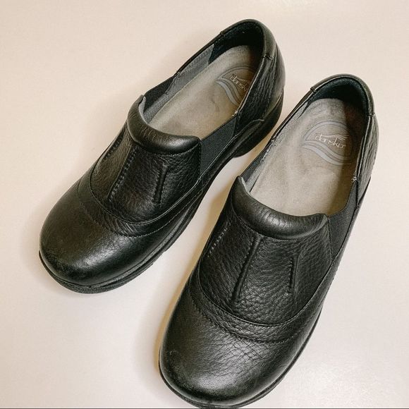 Dansko Leather Slip Resistant Work Shoes 37 - Picture 4 of 5